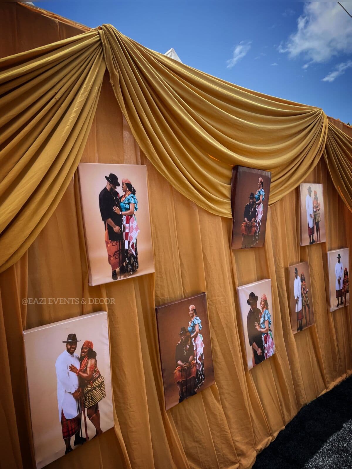 Photo display wall